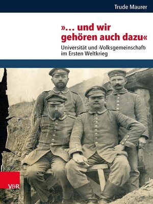 cover image of »... und wir gehören auch dazu«